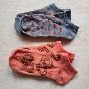 Bundle of 2 - Fun Printed Ankle Socks
